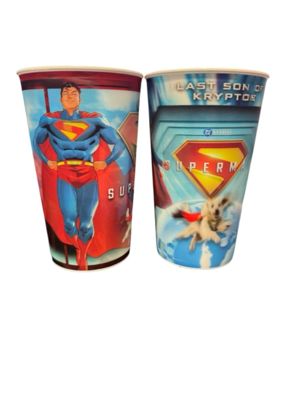 New Superman cups Ladt son of Krypton set of 2 collectible